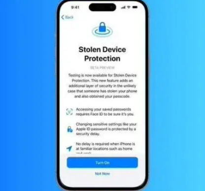 翠屏苹果授权维修店分享被盗设备保护功能开启方法 