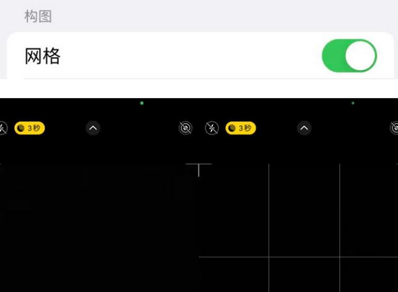 翠屏苹果手机维修网点分享iPhone如何开启九宫格构图功能